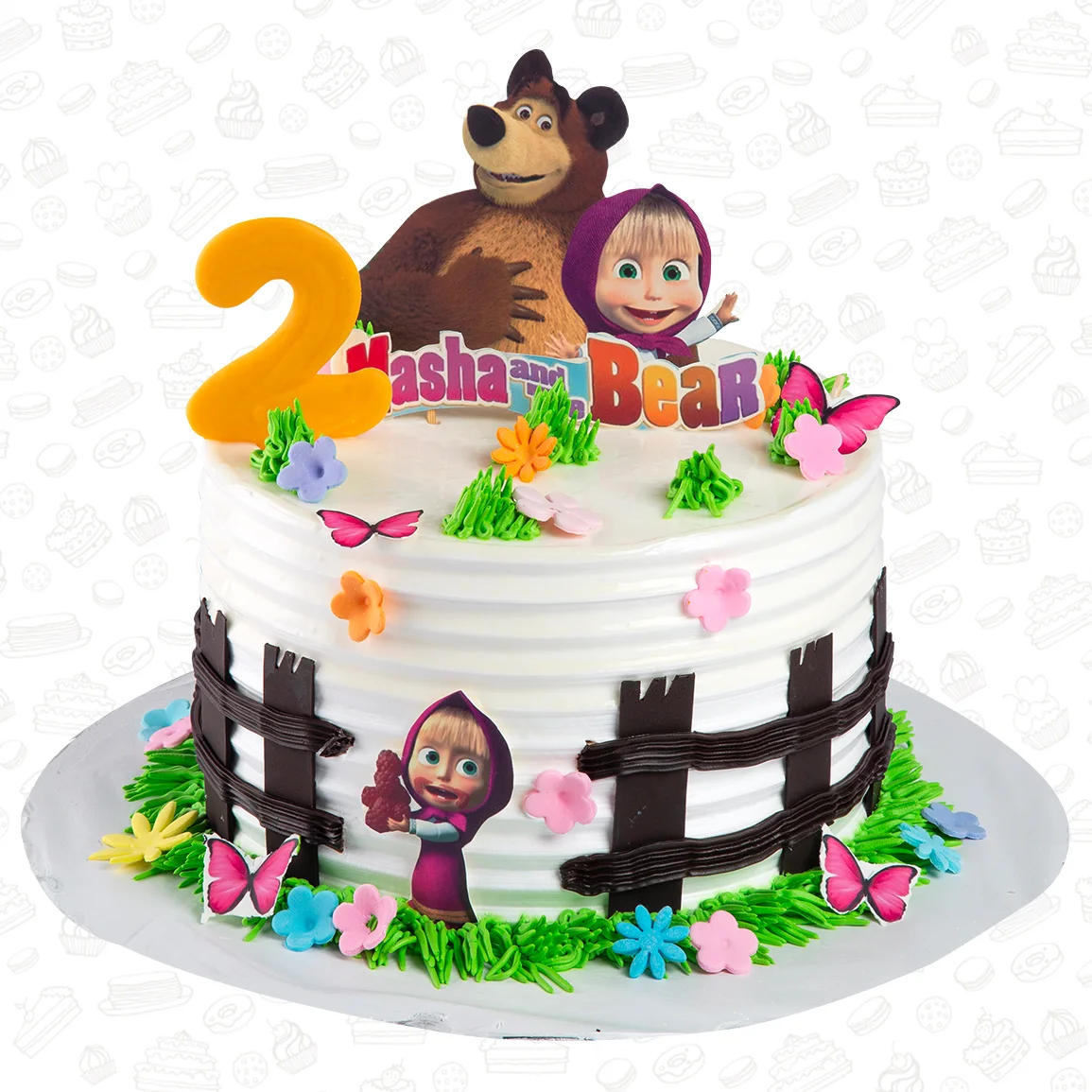 Masha and the bear cake | Bear cakes, Masha and the bear, Cake